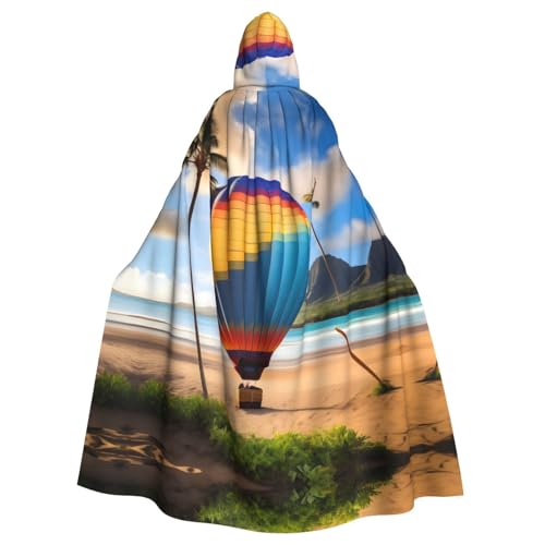 Aakdgd Hawaii Heißluftballon-Druck, Halloween, Erwachsenen-Kapuzenumhang für Kostümpartys und Themenveranstaltungen Aakdgd Hawaii Heißluftballon-Druck, Halloween, Erwachsenen-Kapuzenumhang für Kostümpartys und Themenveranstaltungen von Aakdgd