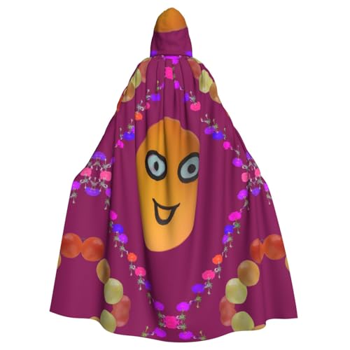 Aakdgd Smiley Mango Prints Halloween Erwachsene Kapuzenumhang für Kostümpartys und Themenveranstaltungen Aakdgd Smiley Mango Prints Halloween Erwachsene Kapuzenumhang für Kostümpartys und Themenveranstaltungen von Aakdgd