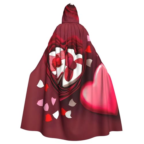 Aakdgd Valentinstag-Druck, Halloween, Erwachsenen-Kapuzenumhang für Kostümpartys und Themenveranstaltungen Aakdgd Valentinstag-Druck, Halloween, Erwachsenen-Kapuzenumhang für Kostümpartys und Themenveranstaltungen von Aakdgd