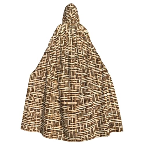 Aakdgd Wicker Woven Grid Prints Halloween Adult Hooded Cloak for Costume Parties and Theme Events Aakdgd Wicker Woven Grid Prints Halloween Adult Hooded Cloak for Costume Parties and Theme Events von Aakdgd