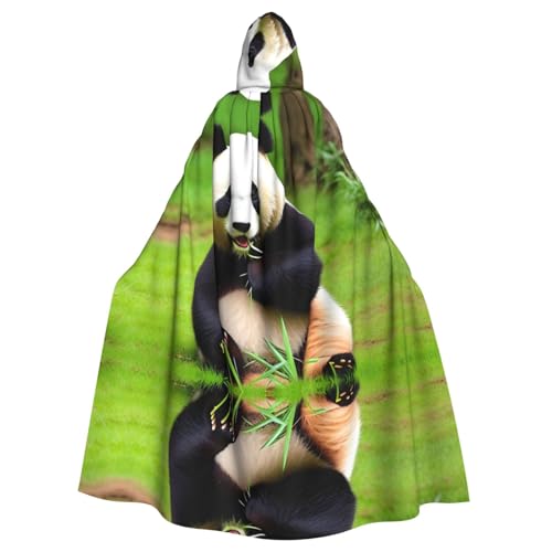 Aakdgd Wunderschöner Halloween-Umhang mit Kapuze für Erwachsene, Panda-Druck, für Kostümpartys und Themenveranstaltungen Aakdgd Wunderschöner Halloween-Umhang mit Kapuze für Erwachsene, Panda-Druck, für Kostümpartys und Themenveranstaltungen von Aakdgd