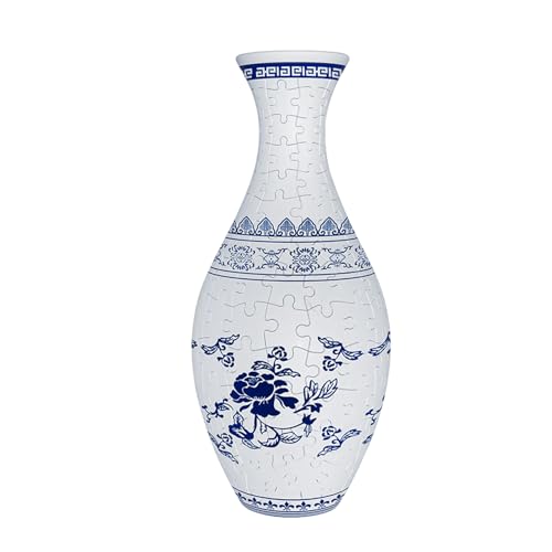 Aartner 3D Puzzle Blumenvase, 3D Puzzle Vase Erwachsene 160 Teile, Zauberhafte Geschenkidee für stilvolle Heimdekoration, DIY-Vase zum Selbstbauen (Lotus) von Aartner