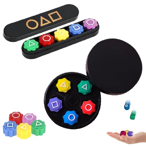 Aatpuss 2 Stück Gonggi Game Set, Korean Game - Stones Spiel, Traditionelles Koreanisches Steinefangspiel mit 10 Steinen + Box, Gonggi Koreanisches Spielset Für Party Kinder Erwachsene von Aatpuss