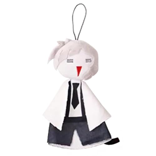 Bungo Stray Dogs Anime Peripherie Plüschpuppe Dazai Osamu/Nakahara Chuuya 16 cm Haruhi Puppe Modell Puppe Anhänger Plüschpuppe Handtasche Tasche Dekoration Charm (Typ 4, 16 cm) von Aayahakawa