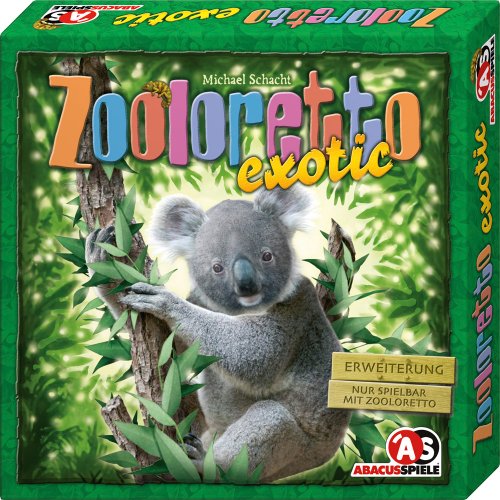 ABACUSSPIELE 04092 - Zooloretto exotic. 2. Erweiterung, Brettspiel von ABACUSSPIELE