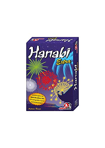 ABACUSSPIELE 04135 - Hanabi Extra, inklusive Kartenhalter und großer Karten, Kartenspiel von ABACUSSPIELE