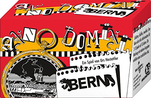 ABACUSSPIELE 09142 - Anno Domini - Bern, Kartenspiel - schätzen - bluffen - zweifeln, Yellow von ABACUSSPIELE