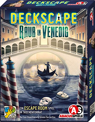 ABACUSSPIELE 38182 - Deckscape - Raub in Venedig, Escape Room Spiel, Kartenspiel von ABACUSSPIELE