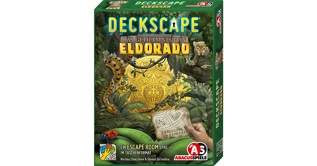 Abacusspiele Deckscape - Das Geheimnis von Eldorado, Escape Room Spiel, Kartenspiel Abacusspiele Deckscape - Das Geheimnis von Eldorado, Escape Room Spiel, Kartenspiel von Abacusspiele