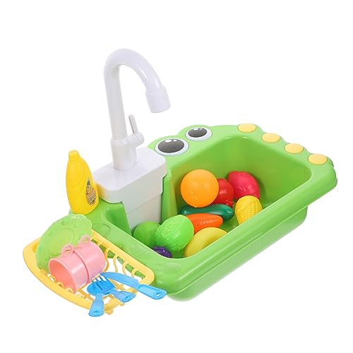 1 Satz Elektrisches Spülmaschinen Spielzeugset mit Wasserzirkulationssystem Interaktive Küchenspüle für Pädagogisches Rollenspielzeug für Jungen für Kreative Spiele und Eltern 1 Satz Elektrisches Spülmaschinen Spielzeugset mit Wasserzirkulationssystem Interaktive Küchenspüle für Pädagogisches Rollenspielzeug für Jungen für Kreative Spiele und Eltern von Abaodam