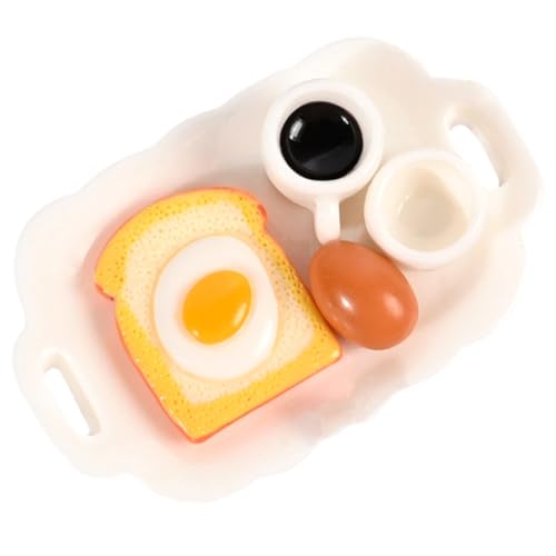 1 Satz Frühstücksmodelle Dekorationsfiguren aus Brot Ei für Puppenhäuser Realistische Miniaturzubehör für Küchen und Esszimmer Dekoration 1 Satz Frühstücksmodelle Dekorationsfiguren aus Brot Ei für Puppenhäuser Realistische Miniaturzubehör für Küchen und Esszimmer Dekoration von Abaodam