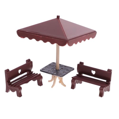 1 Satz Gartenmöbel mit Schirm Teiliges Puppenhaus Zubehör für Sandtisch Dekoration und Mini Szenen für Kreative Bastelarbeiten und Fotorequisiten 1 Satz Gartenmöbel mit Schirm Teiliges Puppenhaus Zubehör für Sandtisch Dekoration und Mini Szenen für Kreative Bastelarbeiten und Fotorequisiten von Abaodam
