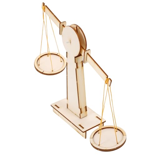 Abaodam 1satz DIY Balance Scale Spielzeug Für Junge Mädchen Holz Waage Bastelset Wissenschaft Und Kreativität Lernspielzeug Für Frühe Bildung Und Experimentierfreude von Abaodam