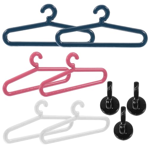 1 Satz Kleiderbügel für Puppen Haken Kleiderbügel Langlebig und Platzsparend für Puppenhaus Zubehör und Spielzeugorganisation 1 Satz Kleiderbügel für Puppen Haken Kleiderbügel Langlebig und Platzsparend für Puppenhaus Zubehör und Spielzeugorganisation von Abaodam