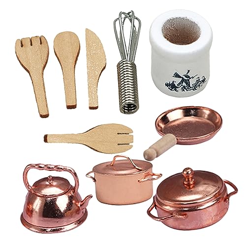 1 Satz Küchenutensilien Teiliges Zubehör für Puppenhaus Realistische Deko für DIY Miniaturküche für Rollenspiele 1 Satz Küchenutensilien Teiliges Zubehör für Puppenhaus Realistische Deko für DIY Miniaturküche für Rollenspiele von Abaodam