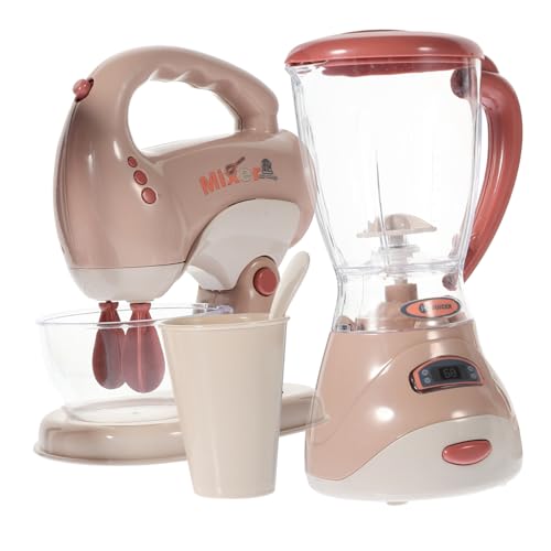 1 Satz Mini Fake Juicer Mixer Küchengeräte für Kreatives Rollenspiel Teiliges für Jahren Sicher und Lehrreich Fördert Fantasie und Koordination von Abaodam