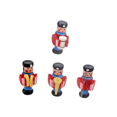 1 Satz Mini Holzfigur aus Drumming Doll für Puppenhaus Dekoration Kreative Szene Accessoires für DIY Projekte und 1 Satz Mini Holzfigur aus Drumming Doll für Puppenhaus Dekoration Kreative Szene Accessoires für DIY Projekte und von Abaodam