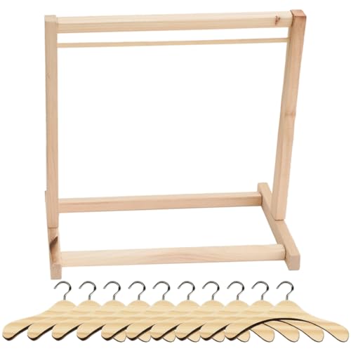 1 Satz Puppe aus Holz Aufhänger Puppenkleiderhalter Kleiderständer für Puppen puppenkleiderbügel Puppen kleiderbügel Trockenständer für Puppenkleidung Mini-Kleiderbügel Metall Abaodam 1 Satz Puppe aus Holz Aufhänger Puppenkleiderhalter Kleiderständer für Puppen puppenkleiderbügel Puppen kleiderbügel Trockenständer für Puppenkleidung Mini-Kleiderbügel Metall Abaodam von Abaodam