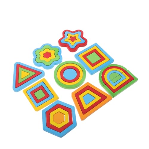 Abaodam Montessori-puzzlebrett Aus Holz – Formsortierspiel Für Kleinkinder – Früherziehungsspielzeug Für Kinder von Abaodam
