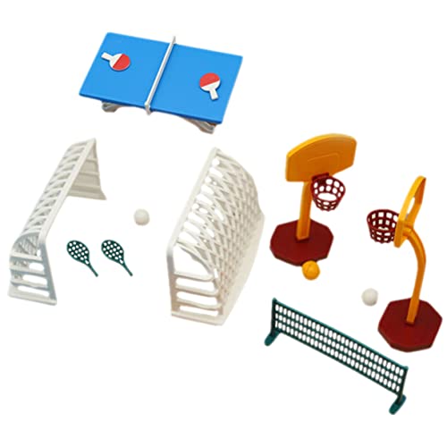 1 Satz Sportset für Puppenhaus Tischtennis und Basketball Modell Zubehör Dekorationsspielzeug für Miniaturhandwerke für Geburtstagsfeiern und Bildung 1 Satz Sportset für Puppenhaus Tischtennis und Basketball Modell Zubehör Dekorationsspielzeug für Miniaturhandwerke für Geburtstagsfeiern und Bildung von Abaodam