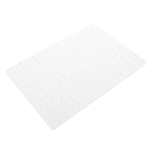 1 Satz Sublimationspuzzle DIY Puzzle für Wärmeübertragung Kreatives Gestaltung für Fotodruck mit Leeren Puzzlestücken für Familienaktivitäten von Abaodam