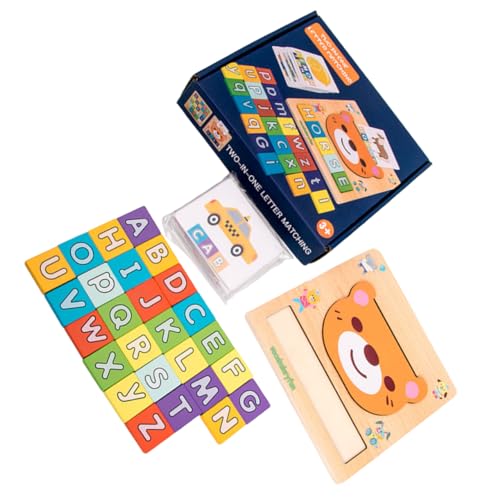 1 Set Alphabet Wortpuzzle Kinderspielzeug Rechtschreibpuzzle Lernkarte Rechtschreibspiele Für Zuordnungsspiel Buchstabenspiel Rechtschreibspiel Alphabet Lernkarte Abaodam von Abaodam
