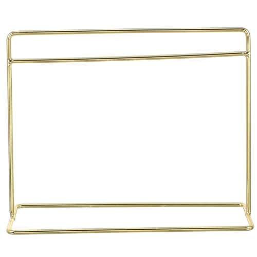 1 Stück Mini Display Rack für Puppenhaus Kleiderständer für Puppenmöbel Goldfarben Puppendekoration und Spielzeughaus Zubehör von Abaodam