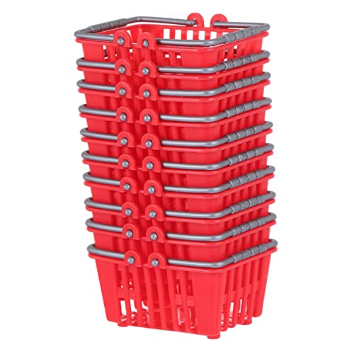 10 Stück Teiliges Mini Einkaufskorb Aufbewahrungskörbe für Puppenhaus Zubehör für DIY Bastelprojekte und Dekoration und Maßstab 10 Stück Teiliges Mini Einkaufskorb Aufbewahrungskörbe für Puppenhaus Zubehör für DIY Bastelprojekte und Dekoration und Maßstab von Abaodam