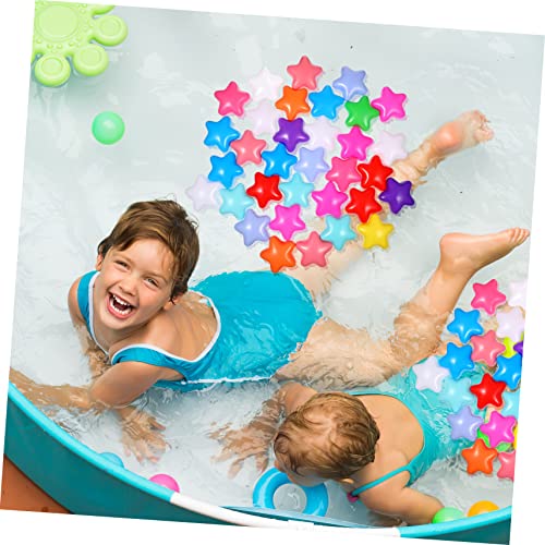 100Stücke Sternförmige Ozeanbälle Crush Wasserspielzeug für Ballgruben Spielhäuser und Pools Farbenfroh und Sicher aus Schadstofffreiem Material von Abaodam