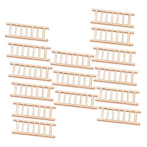 15Stücke Holzleiter Dekoration für Mikrolandschaften Kleine Treppenaccessoires für Bonsai und Sandtischlandschaften Realistische Form und Verarbeitung 15Stücke Holzleiter Dekoration für Mikrolandschaften Kleine Treppenaccessoires für Bonsai und Sandtischlandschaften Realistische Form und Verarbeitung von Abaodam