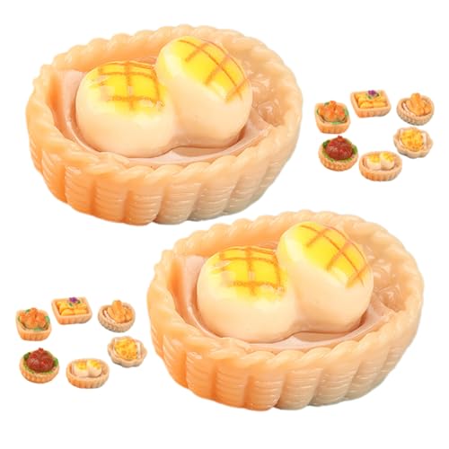 Abaodam Puppenhaus Miniatur Lebensmittel Modelle Pretend Play Küche Spielzeug 16 Stücke Mini Zubehör Abaodam Puppenhaus Miniatur Lebensmittel Modelle Pretend Play Küche Spielzeug 16 Stücke Mini Zubehör von Abaodam