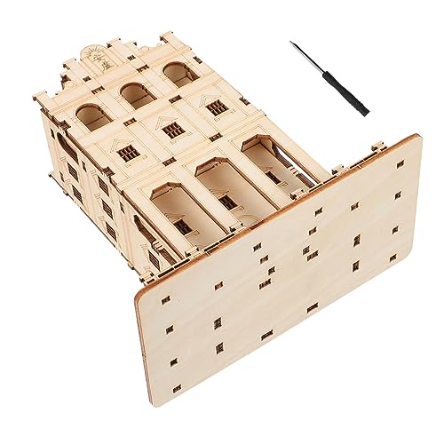 1Satz Holz Puzzle DIY Handgemachtes Holzmodell für Lernspielzeug Hand Auge Koordination Perfektes für Geburtstage und Feiertage von Abaodam