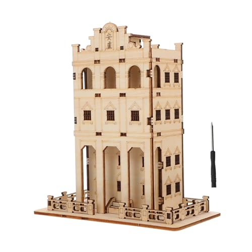 1Satz Holzpuzzle DIY für Pädagogisches Kreativität für Geburtstage und Feiertage Erforderlich Einfach zu Montieren von Abaodam