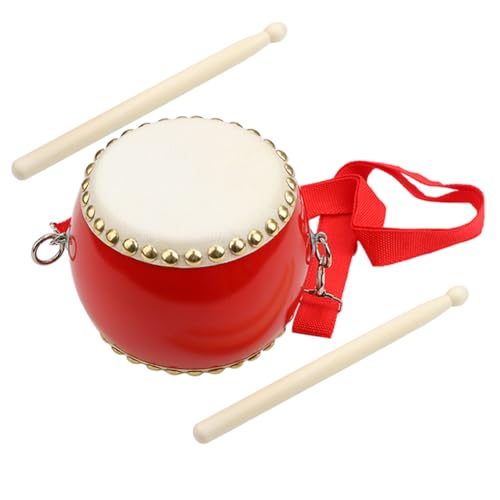 1Satz Perkussion Trommel Rote Trommel mit Schlägeln für Frühes Lernen und Musikalische Musikinstrument für Jungen und Ab Jahren 1Satz Perkussion Trommel Rote Trommel mit Schlägeln für Frühes Lernen und Musikalische Musikinstrument für Jungen und Ab Jahren von Abaodam