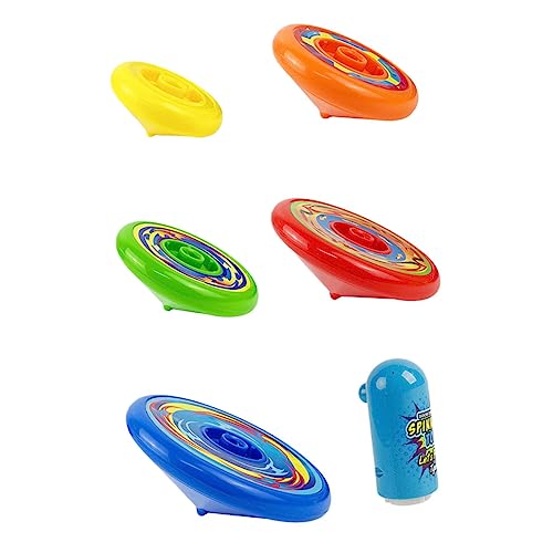 1Satz Stapelbare Spielzeuge Rotierende Tops für Desktop Lernspielzeug für Jungen und Farbvarianten Zufällig Fördert Eltern Junge Mädchen Beziehungen und Sorgt von Abaodam