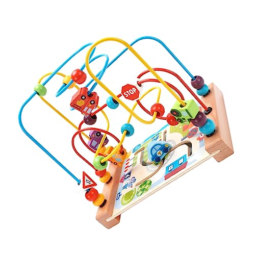 1Stück Lustiges Labyrinthspielzeug aus Holz für Pädagogisches Feinmotorik und Hand Augen Koordination mit Dreispurigem Design für Jungen und Ab 1Stück Lustiges Labyrinthspielzeug aus Holz für Pädagogisches Feinmotorik und Hand Augen Koordination mit Dreispurigem Design für Jungen und Ab von Abaodam