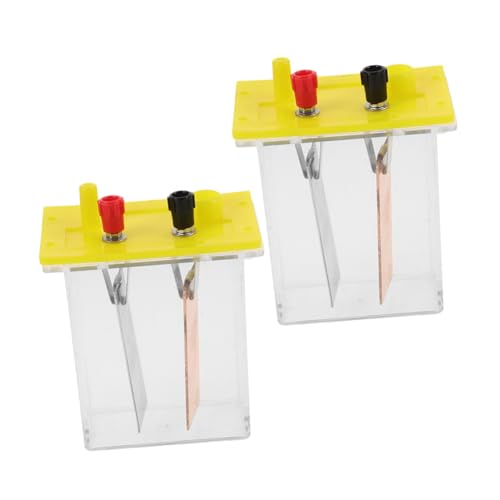 2 Sätze Salz Wasser Batterie Kit für Experimente Physik Experimentierset für Metallplatten für Naturwissenschaftlichen Unterricht über Energie Elektrizität 2 Sätze Salz Wasser Batterie Kit für Experimente Physik Experimentierset für Metallplatten für Naturwissenschaftlichen Unterricht über Energie Elektrizität von Abaodam