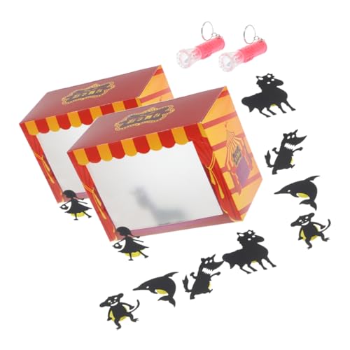 2 Satz DIY Schattenpuppentheater Set für Teiliges Kreatives Puppenspiel Kit für Interaktive Geschichtenerzählung und Imaginative Aktivitäten Fördert Kreativität und Lernen 2 Satz DIY Schattenpuppentheater Set für Teiliges Kreatives Puppenspiel Kit für Interaktive Geschichtenerzählung und Imaginative Aktivitäten Fördert Kreativität und Lernen von Abaodam