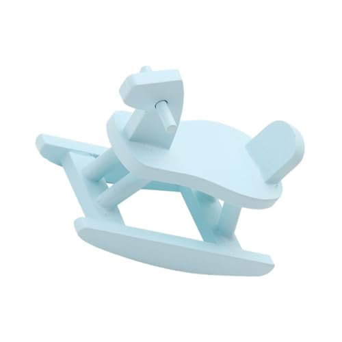 2 Stück Mini Holz Schaukelpferd Dekoration Niedliche DIY Figuren für Puppenhaus Landschaftsdesign Sicher für Kreative Spielwelten 2 Stück Mini Holz Schaukelpferd Dekoration Niedliche DIY Figuren für Puppenhaus Landschaftsdesign Sicher für Kreative Spielwelten von Abaodam