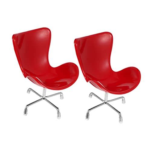 2 Stück Möbel Modell Drehbarer Armchair aus Kunststoff für Puppenhaus Deko Kreativität und Fantasie bei Kindern zu Besonderen Anlässen 2 Stück Möbel Modell Drehbarer Armchair aus Kunststoff für Puppenhaus Deko Kreativität und Fantasie bei Kindern zu Besonderen Anlässen von Abaodam