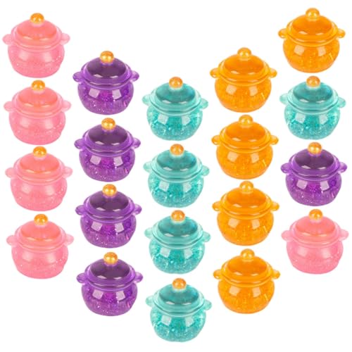 20 Stück Kochgeschirr Teilig für Puppenhäuser Töpfe Realistische Mini Kochgeräte für Kreative Spielideen 20 Stück Kochgeschirr Teilig für Puppenhäuser Töpfe Realistische Mini Kochgeräte für Kreative Spielideen von Abaodam