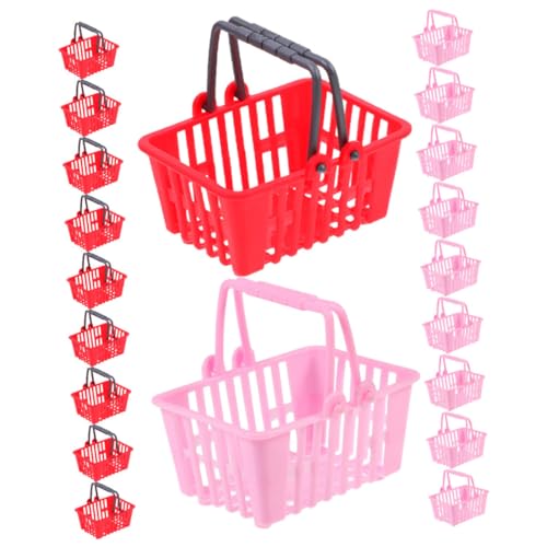 20 Stück Mini-Einkaufskörbe Winzige Puppenhaus Aufbewahrungskörbe mit Griffen für realistisches Spielen und Dekoration für Miniaturszenen 20 Stück Mini-Einkaufskörbe Winzige Puppenhaus Aufbewahrungskörbe mit Griffen für realistisches Spielen und Dekoration für Miniaturszenen von Abaodam