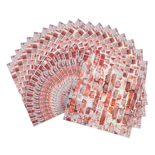 20 Stück Mini Wandaufkleber für Puppenhäuser Vintage Fliesen Wandtattoos Selbstklebend für Kreative DIY Deko und Wohnaccessoires 20 Stück Mini Wandaufkleber für Puppenhäuser Vintage Fliesen Wandtattoos Selbstklebend für Kreative DIY Deko und Wohnaccessoires von Abaodam
