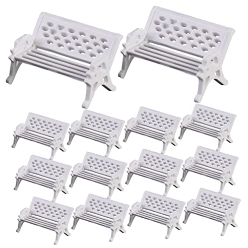 20 Stück Parkbänke Teiliges Dekorative Modelle für Puppenhäuser Gartenlandschaften und Kreative DIY Projekte Kompakte für Liebevolle Details 20 Stück Parkbänke Teiliges Dekorative Modelle für Puppenhäuser Gartenlandschaften und Kreative DIY Projekte Kompakte für Liebevolle Details von Abaodam