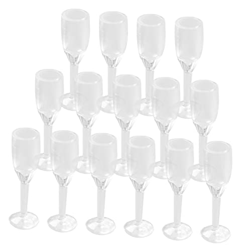 20 Stück Weingläser Cocktail Becher für Puppenhaus Dekoration Realistische und Praktische Zubehörteile für DIY und Garten 20 Stück Weingläser Cocktail Becher für Puppenhaus Dekoration Realistische und Praktische Zubehörteile für DIY und Garten von Abaodam
