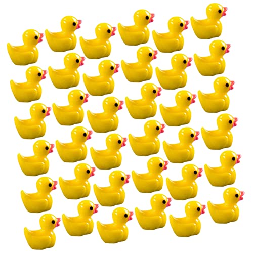200Stücke Harzente Mini Figuren Dekorative Entenfiguren für Miniaturgärten und Aquarien Stilvolles Deko Zubehör für Garten und Balkondekoration von Abaodam