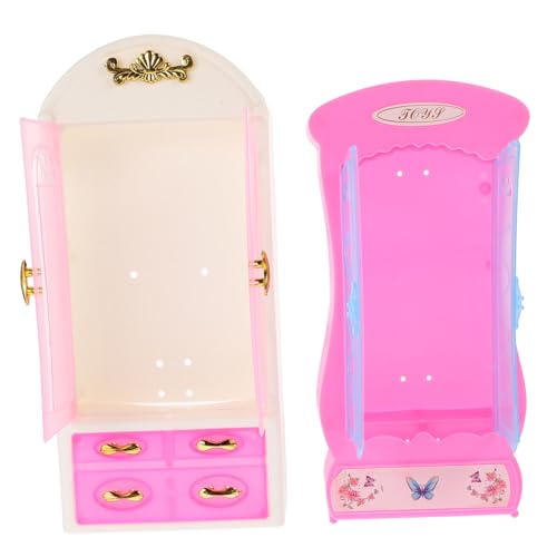 Abaodam Puppenhaus Mini Kleiderschrank Prop Mini Kunststoff Lagerung Kleiderschrank Miniatur Kleiderschrank Modell Spielzeug Für Puppe Abaodam Puppenhaus Mini Kleiderschrank Prop Mini Kunststoff Lagerung Kleiderschrank Miniatur Kleiderschrank Modell Spielzeug Für Puppe von Abaodam