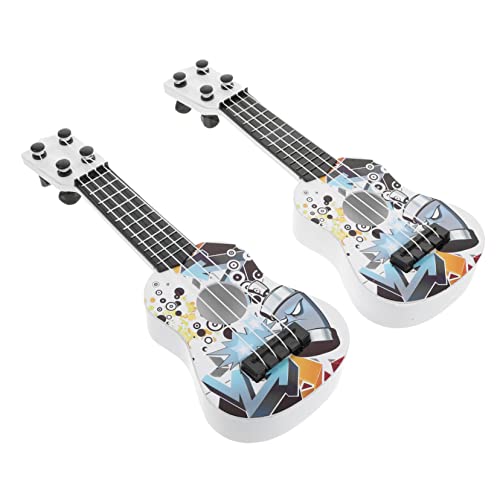 Abaodam Mini-gitarrenspielzeug Für Kinder Musikalisches Lernspielzeug Hochwertiger Kunststoff Stabile Konstruktion von Abaodam
