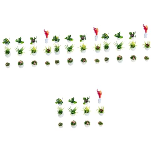 4 Sets Mini-Hausbedarf, künstliche Topfpflanze, langlebige dekorative Modelle für Puppenhaus-Layout, einfacher Stil, Indoor-Gartendekoration, 12 Stück x 4 4 Sets Mini-Hausbedarf, künstliche Topfpflanze, langlebige dekorative Modelle für Puppenhaus-Layout, einfacher Stil, Indoor-Gartendekoration, 12 Stück x 4 von Abaodam
