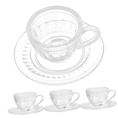 Abaodam 4sätze Miniatur-teetasse Mit Untertasse Für Puppenhaus Teegeschirr Aus Kunststoff Modell Zubehör Für Kinderzimmer Und Spielzeug Abaodam 4sätze Miniatur-teetasse Mit Untertasse Für Puppenhaus Teegeschirr Aus Kunststoff Modell Zubehör Für Kinderzimmer Und Spielzeug von Abaodam